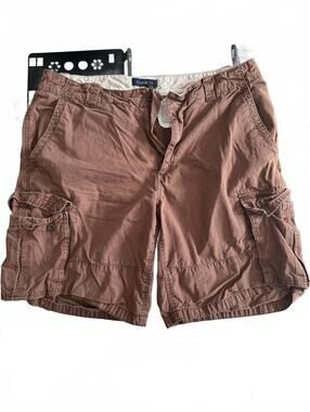 Club Room Men's Cotton Cargo Shorts Size 36 Brown